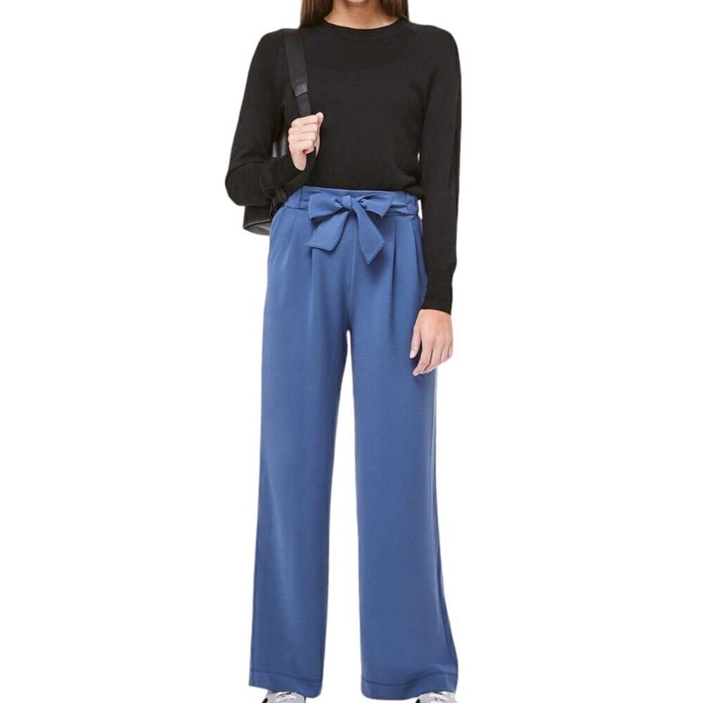 Lululemon Noir Pant High-Rise 30"  *Woven *Gatsby Blue - Picture 8 of 12